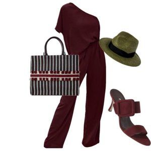 One Shoulder Jumpsuit